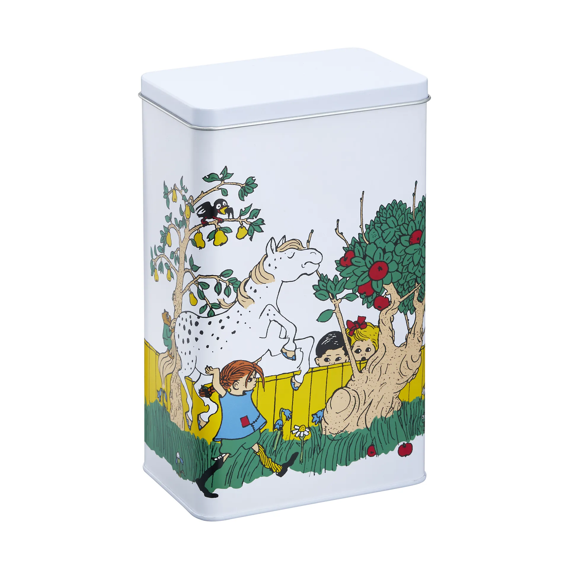 Pippi tin box 12x20x8 cm, The Way Home Muurla