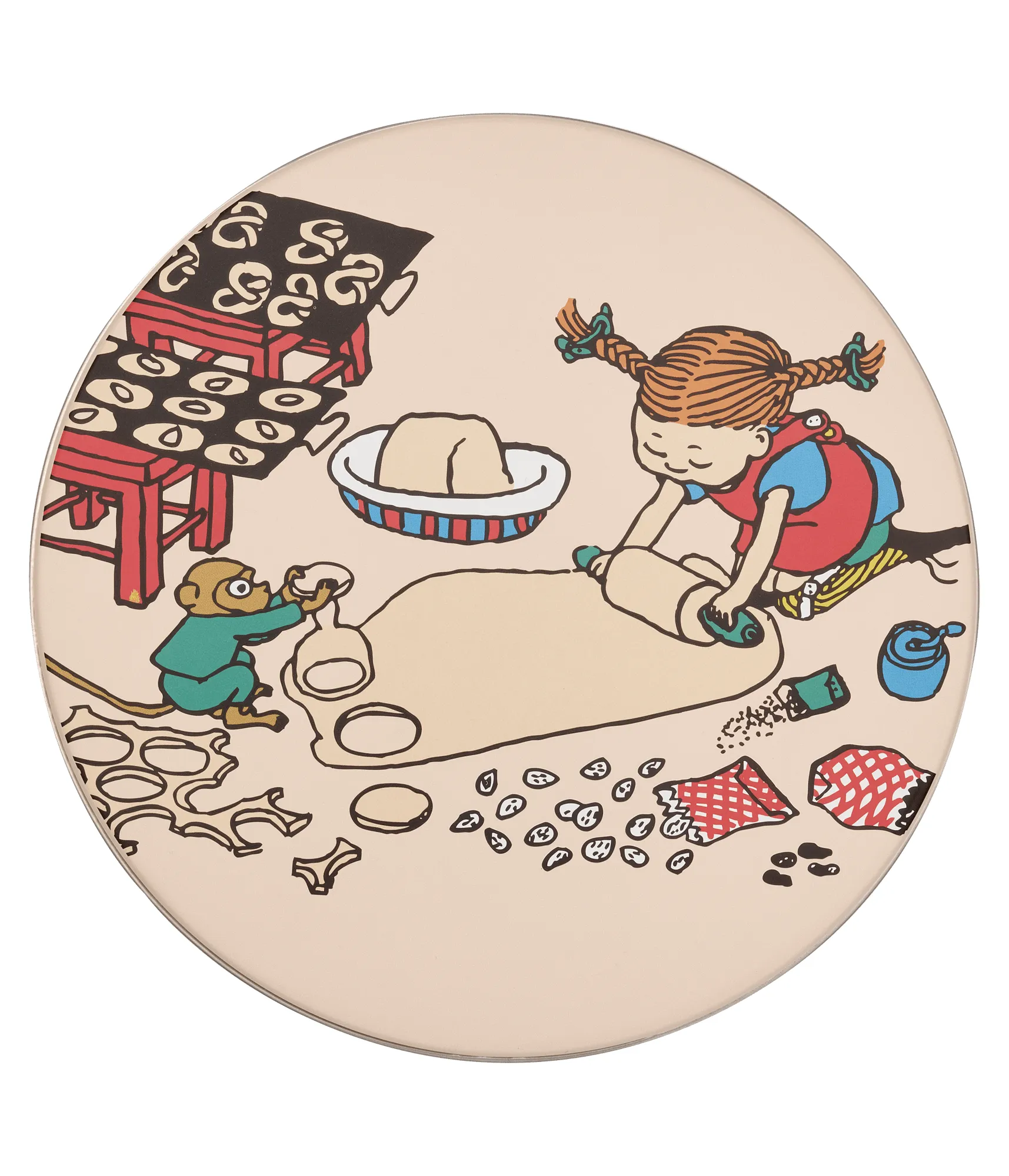 Pippi tin jar Ø18 cm, Baking Muurla