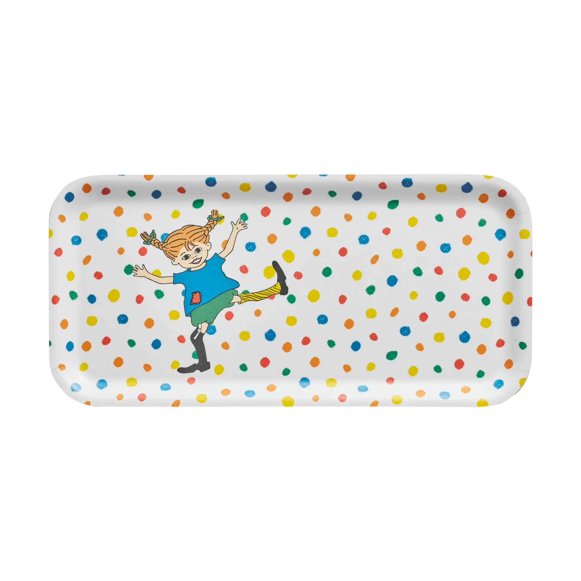 Pippi tray 13x27 cm, Jumping Jack Muurla
