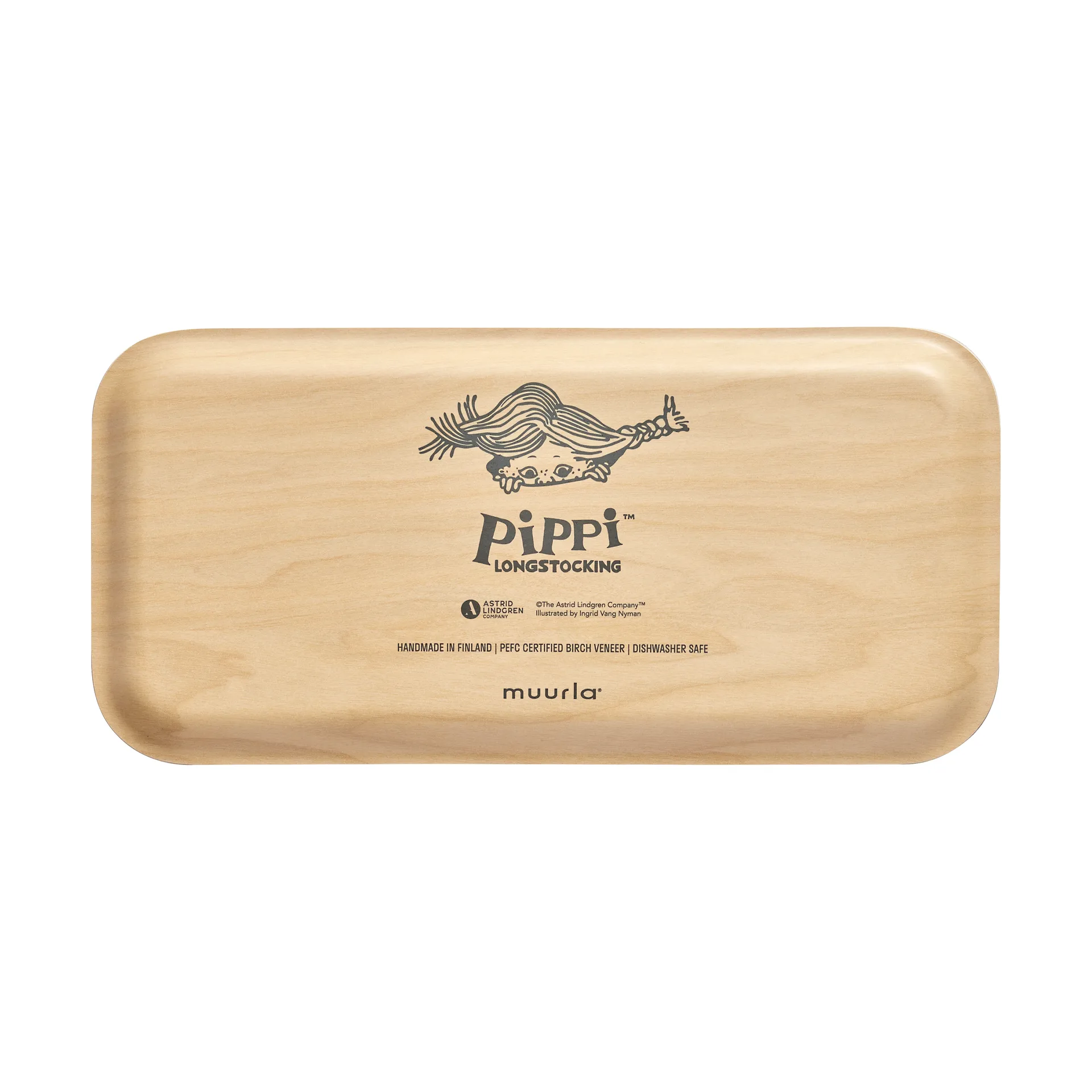 Pippi tray 13x27 cm, Jumping Jack Muurla