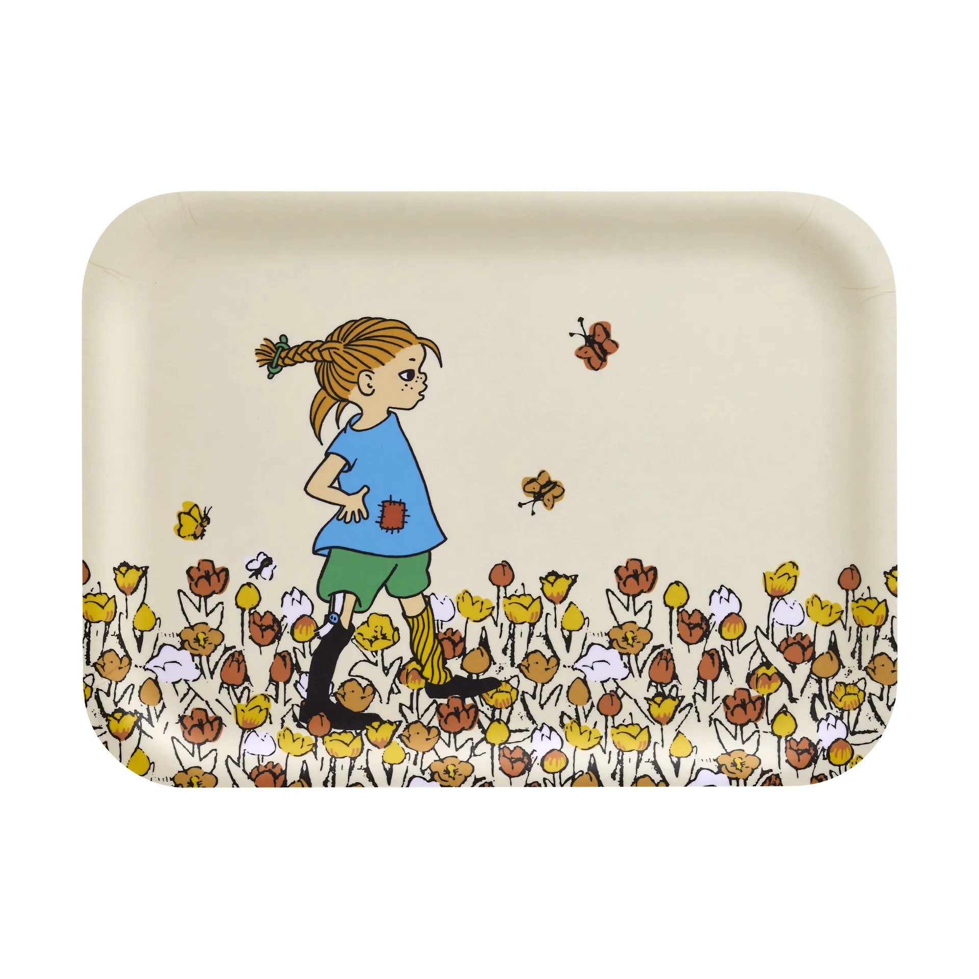 Pippi tray 20x27 cm, Be More Pippi Muurla