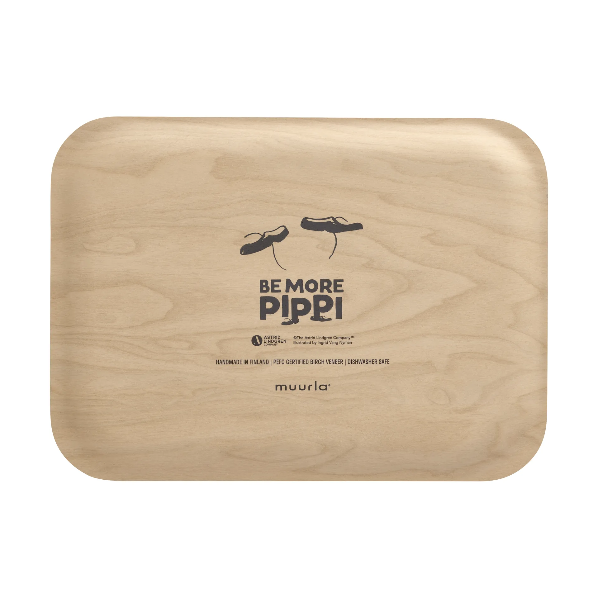 Pippi tray 20x27 cm, Be More Pippi Muurla