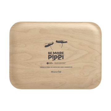 Pippi tray 20x27 cm - Be More Pippi - Muurla