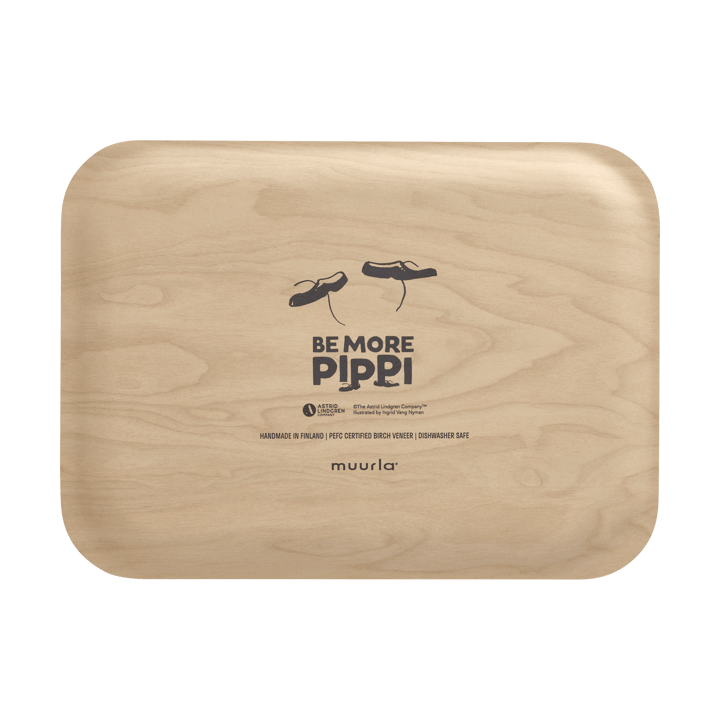 Pippi tray 20x27 cm, Be More Pippi Muurla