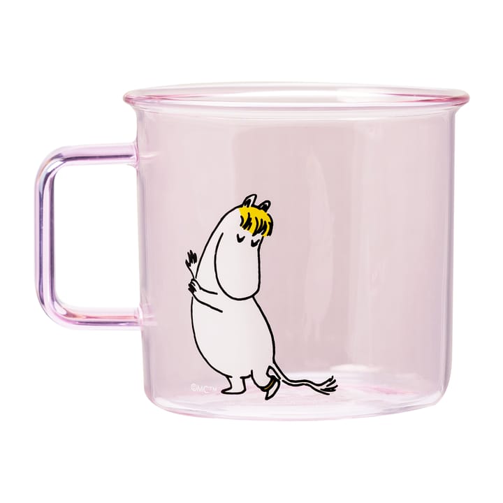 Snorkmaiden glass mug 35 cl, Pink Muurla