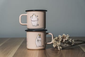 Snorkmaiden Retro enamel mug 37 cl - Beige - Muurla