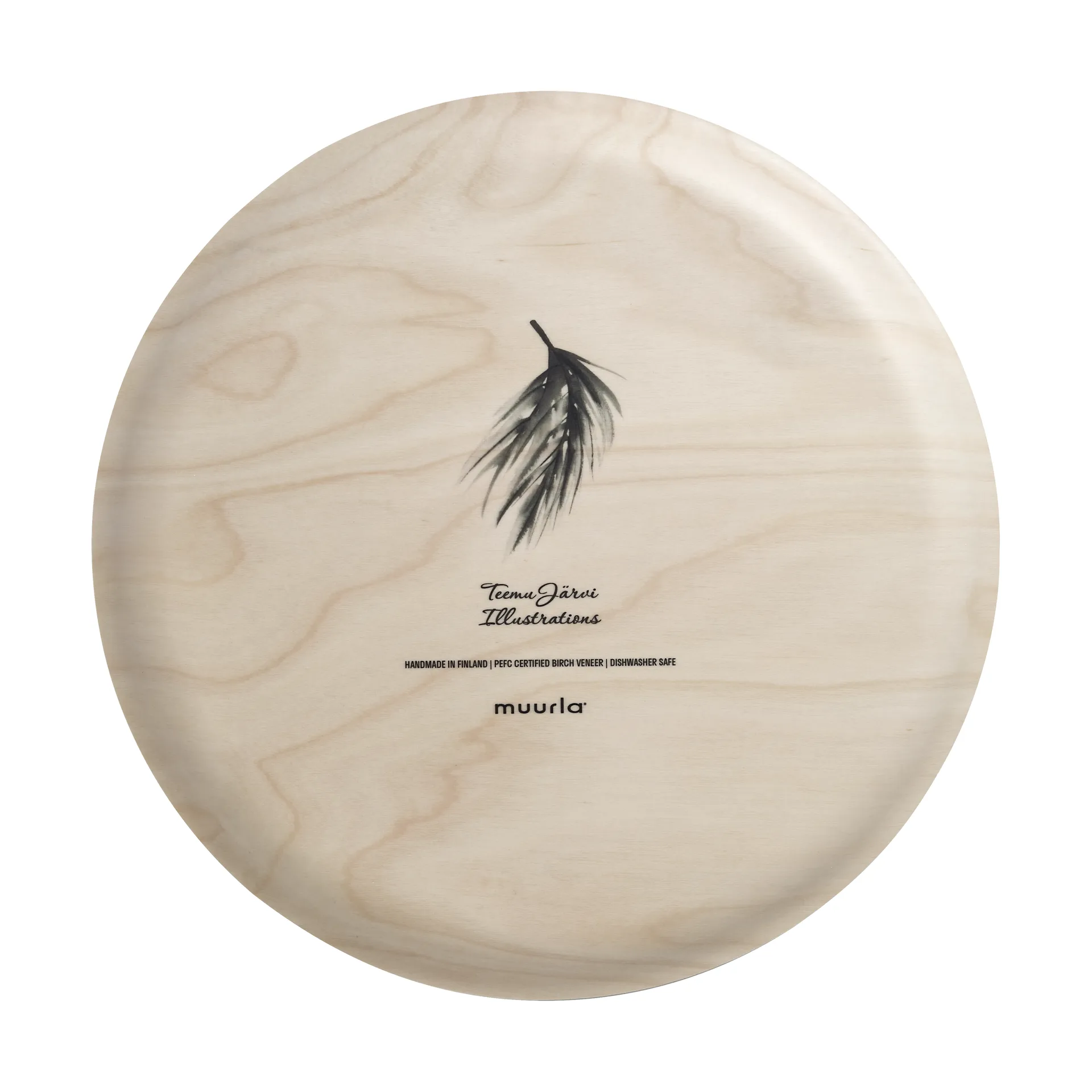 Teemu Järvi x Muurla tray Ø35 cm, Fir Muurla