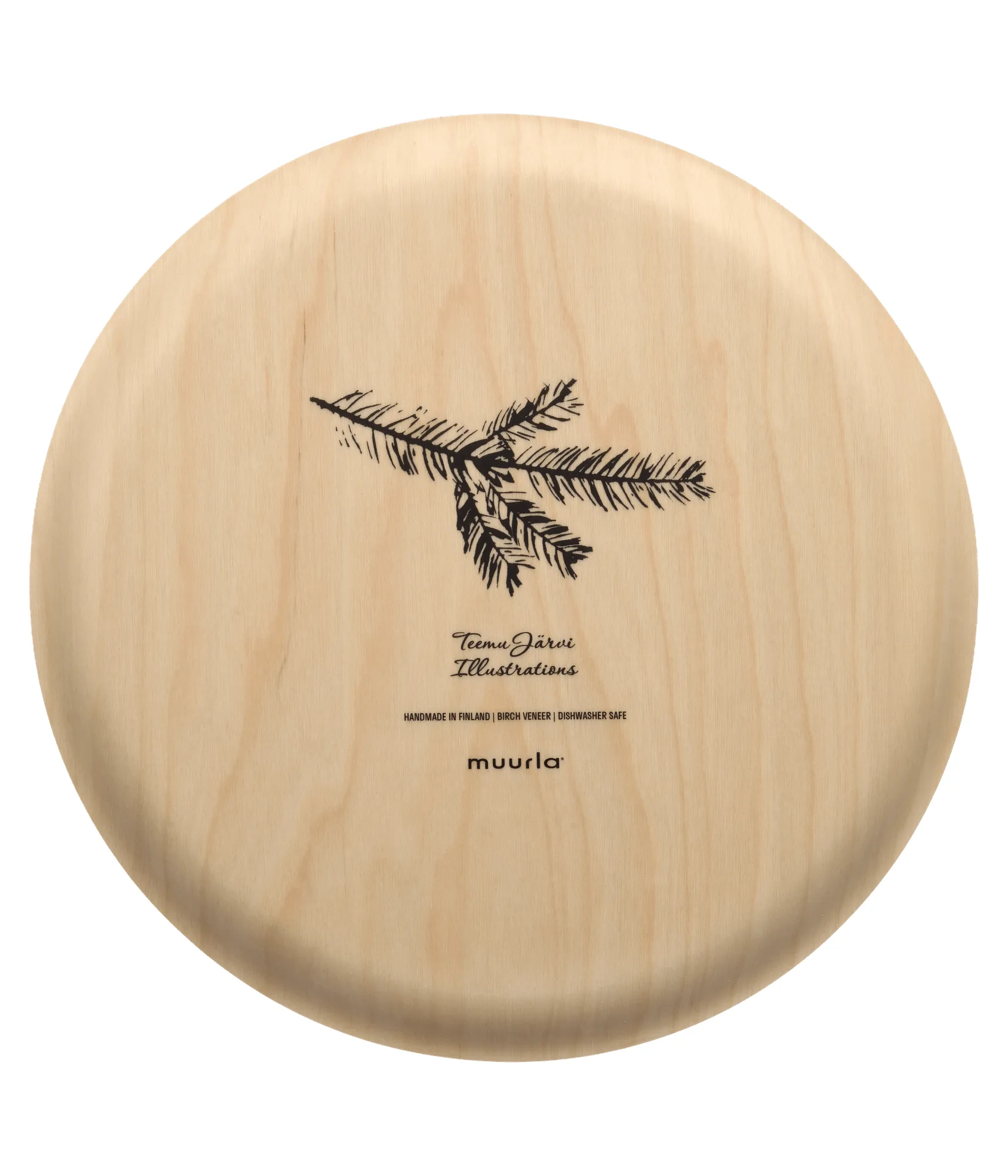 Teemu Järvi x Muurla tray Ø35 cm, Spruce Muurla