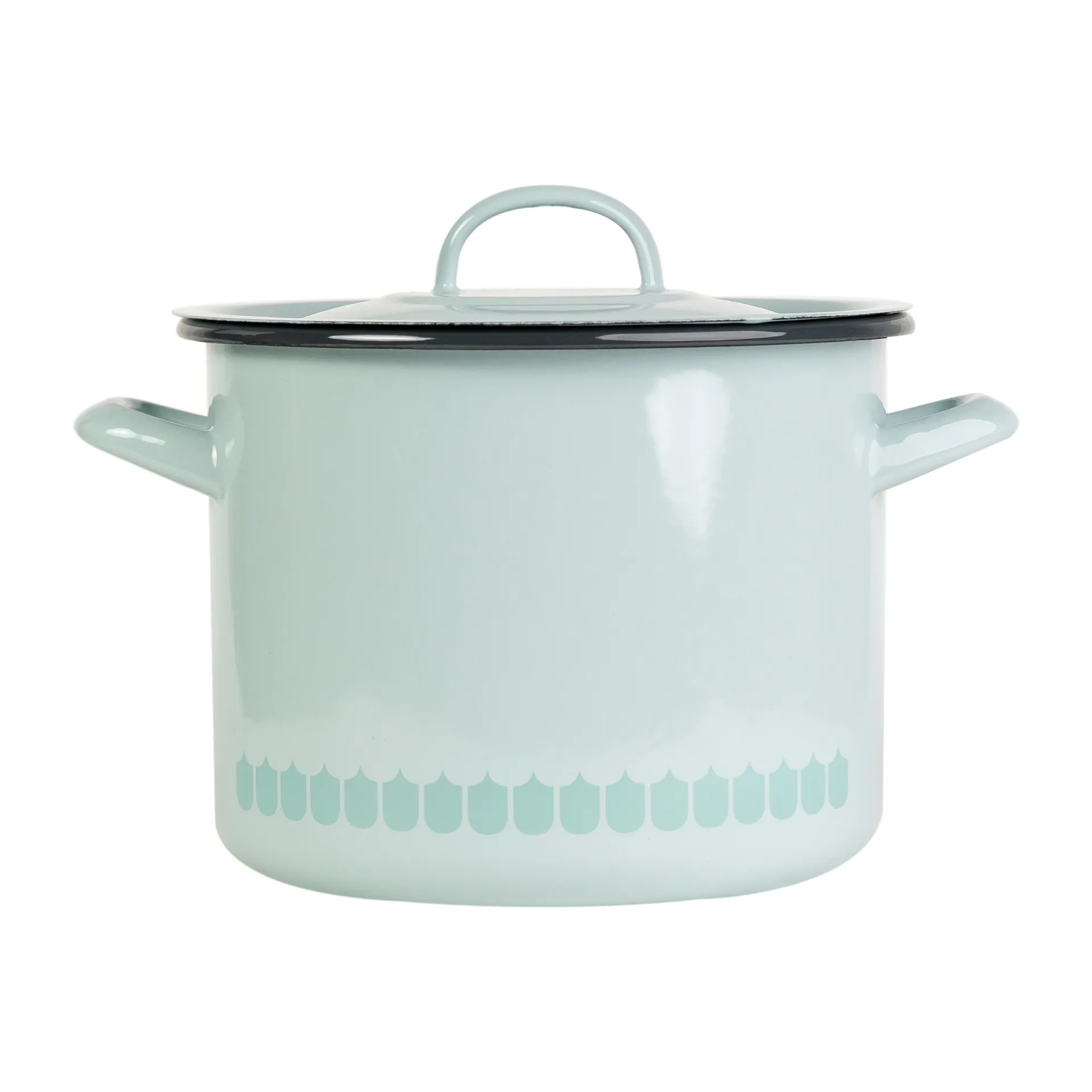 Vappu enamel casserole 3.5 L, Green Muurla