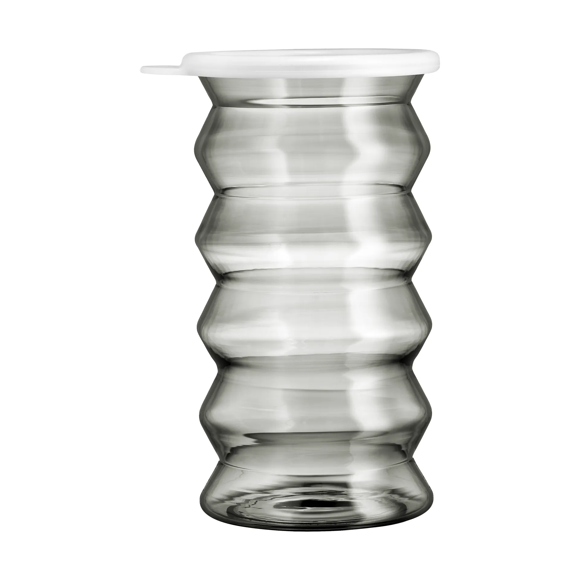 Waves vase 20 cm, Grey Muurla