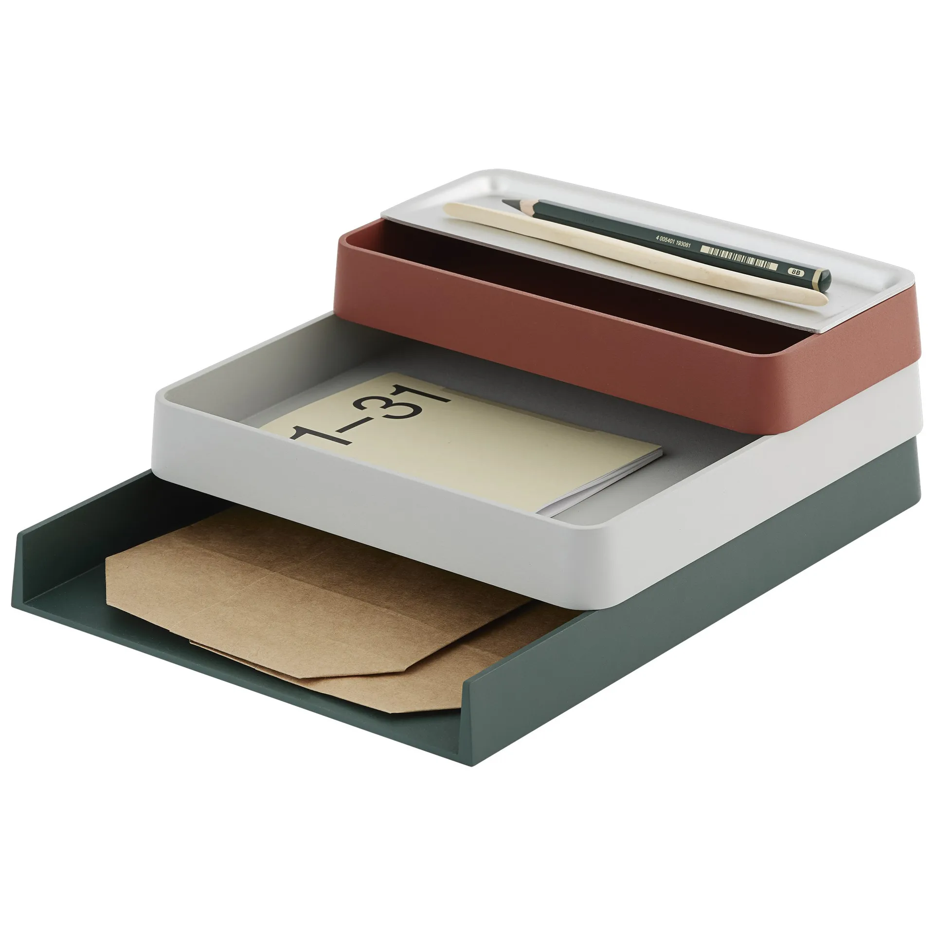 Arrange Desktop lid 8x24 cm, aluminum Muuto