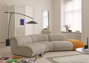 Coltre modular sofa - Configuration 1, turf-sand, 2-seater - Muuto