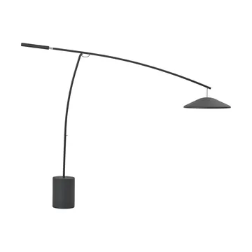 Contra floor lamp - Anthracite black-concrete, 188 cm - Muuto