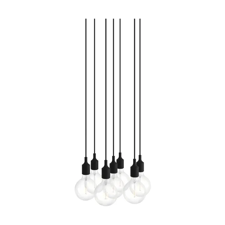 E27 Pendant Cluster 7 pendant - Black - Muuto