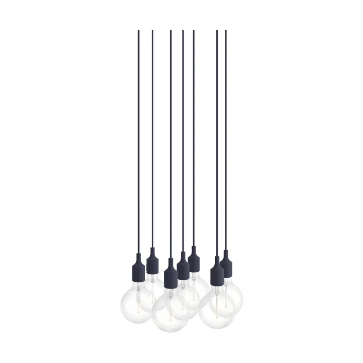 E27 Pendant Cluster 7 pendant - Midnight blue - Muuto