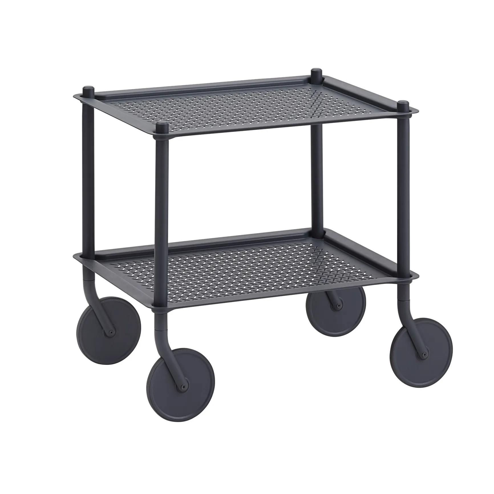 Flow 2-layer trolley 57 cm, Blue-grey Muuto