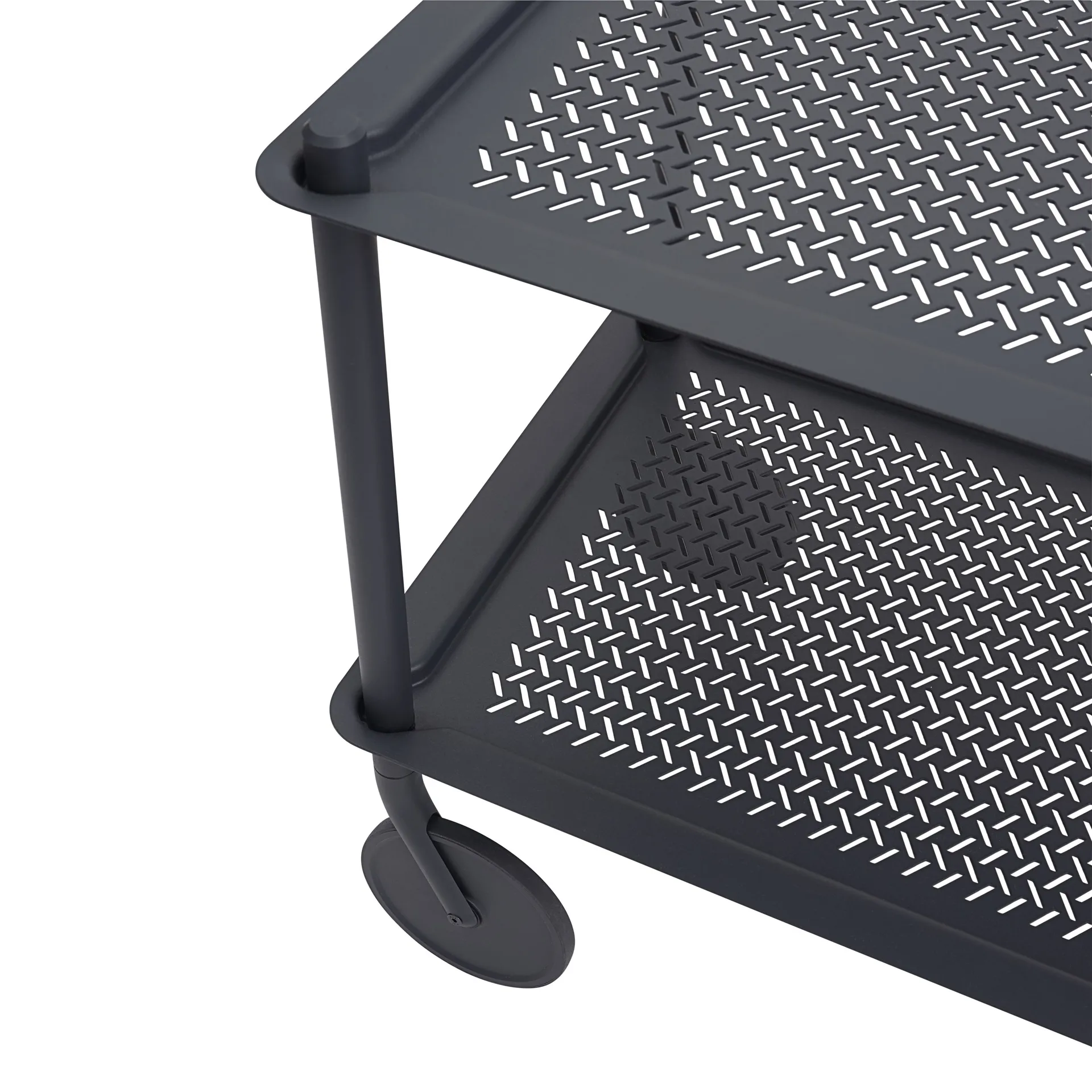 Flow 2-layer trolley 57 cm, Blue-grey Muuto