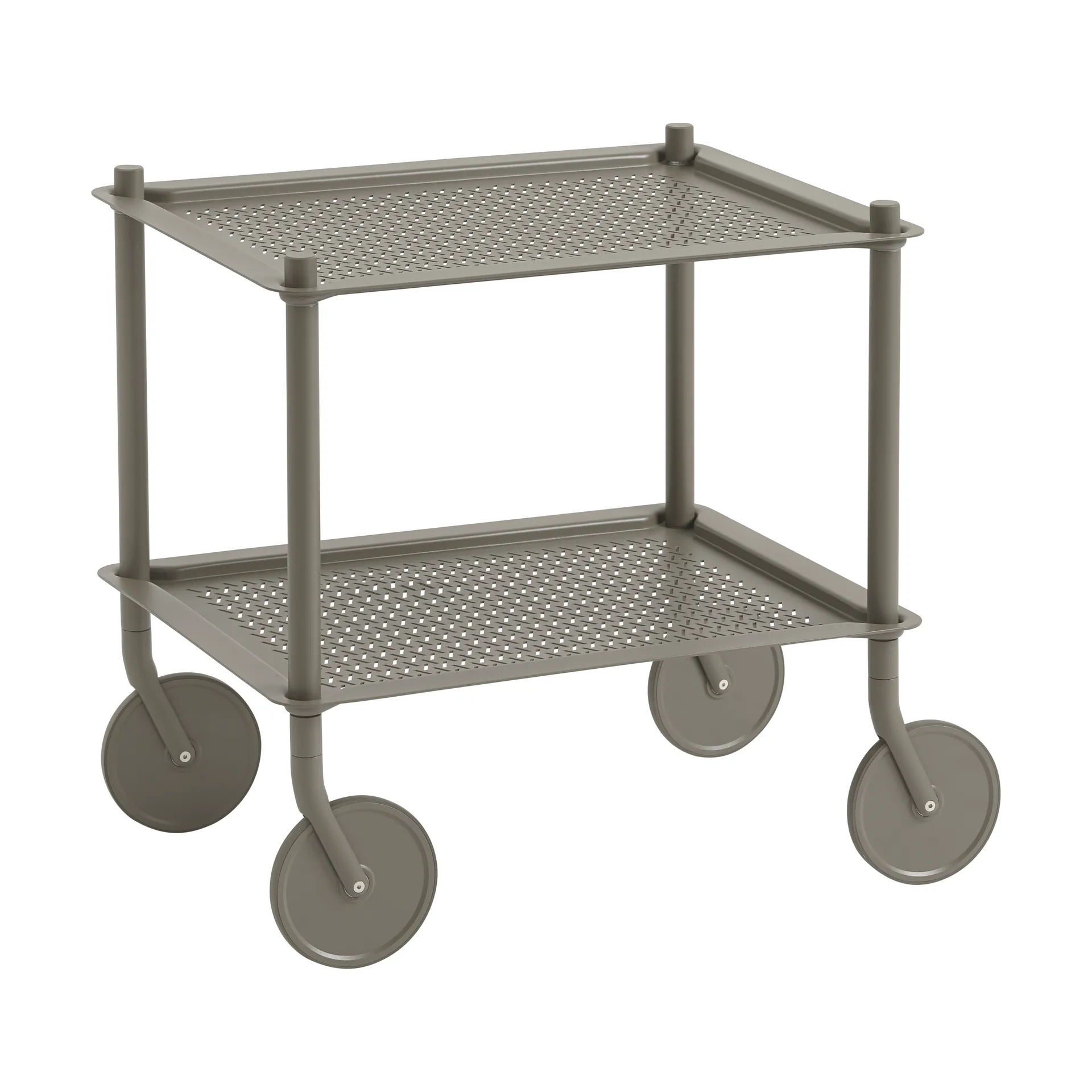 Flow 2-layer trolley 57 cm, Taupe Muuto