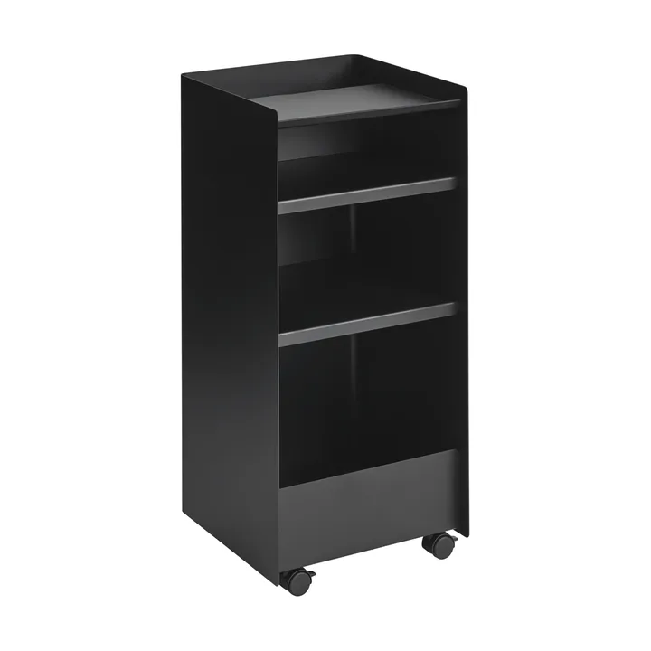 Folded Trolley open trolley - Black, 37.4x38.7x37.2 cm - Muuto
