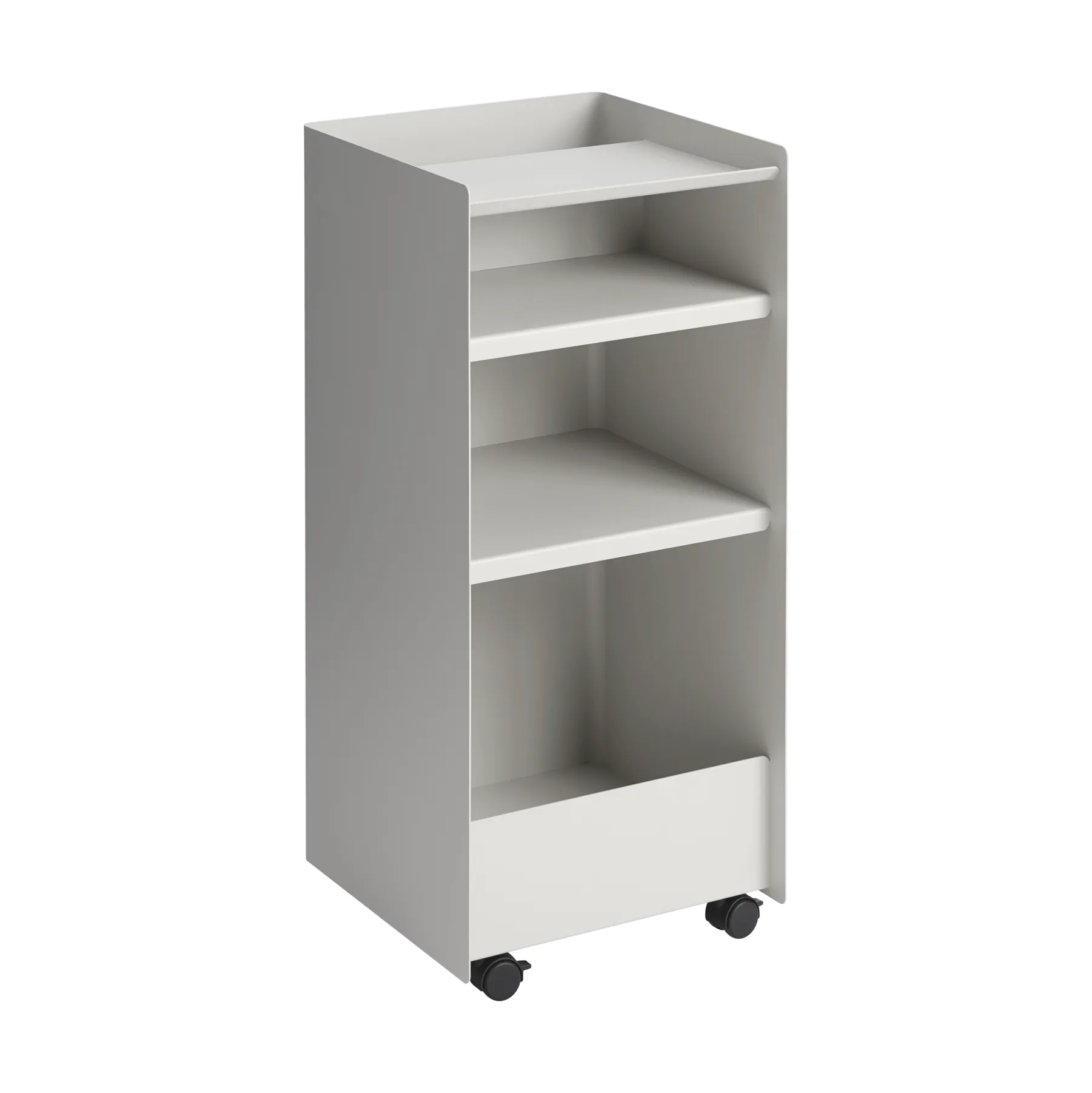 Folded Trolley open trolley, Grey, 37.4x38.7x37.2 cm Muuto