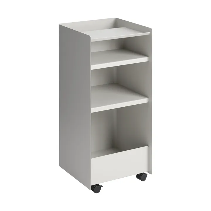 Folded Trolley open trolley - Grey, 37.4x38.7x37.2 cm - Muuto