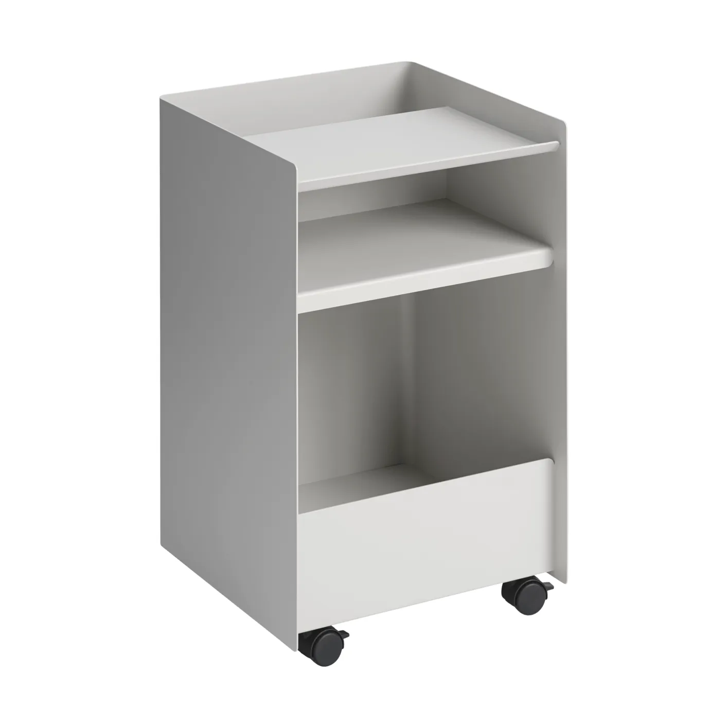 Folded Trolley open trolley, Grey 37.4x61.5x37.2 cm Muuto