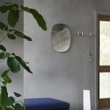 Framed mirror - Dark green, 59x44 cm - Muuto