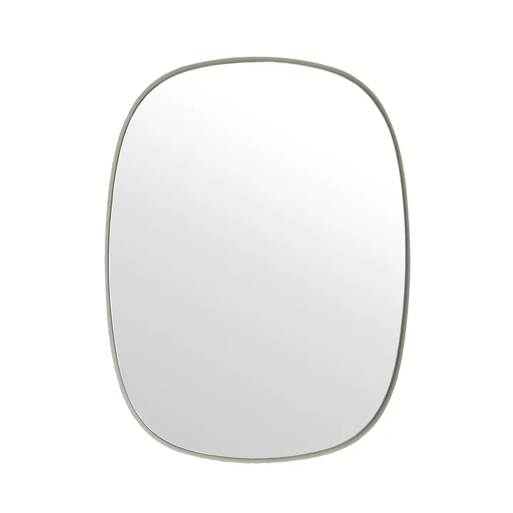 Framed mirror - Grey, 59x44 cm - Muuto