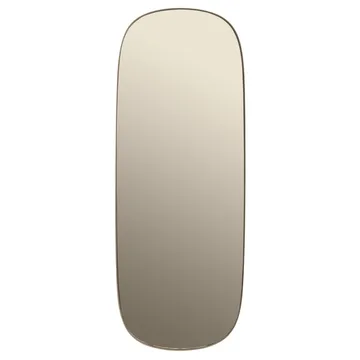 Framed mirror large - Taupe-taupe, 118x44,5 - Muuto