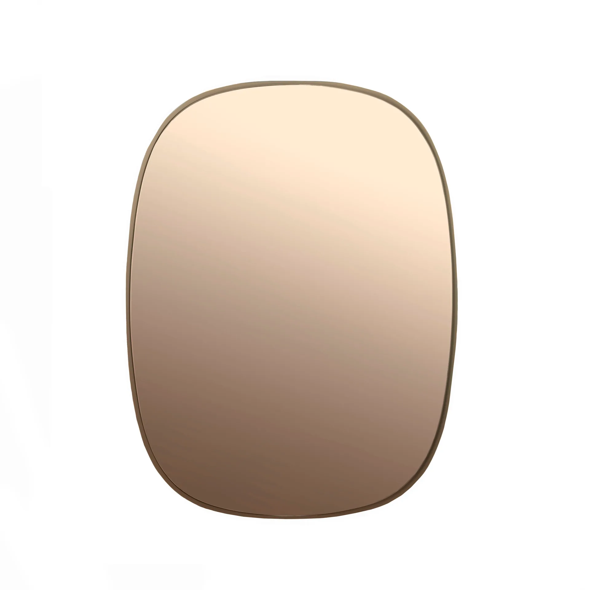 Framed mirror small, Pink Muuto