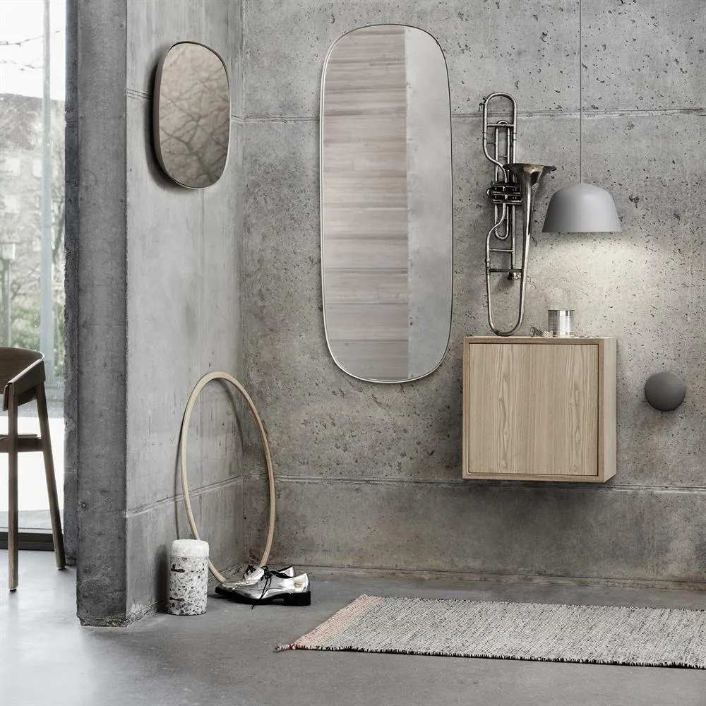 Framed mirror, Taupe, 59x44 cm Muuto