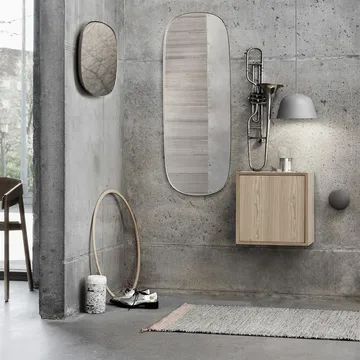 Framed mirror - Taupe, 59x44 cm - Muuto