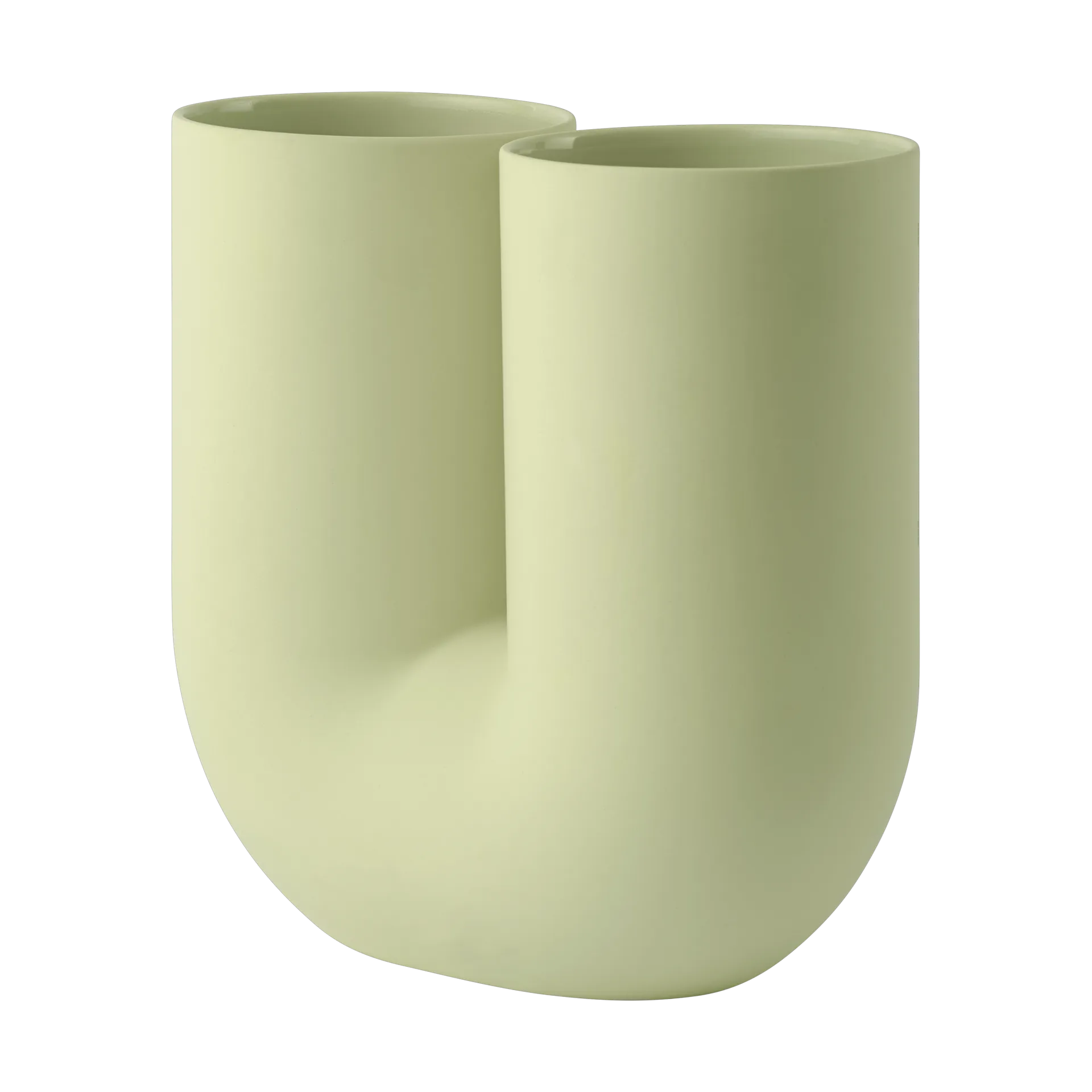 Kink vase 26 cm, Light green Muuto
