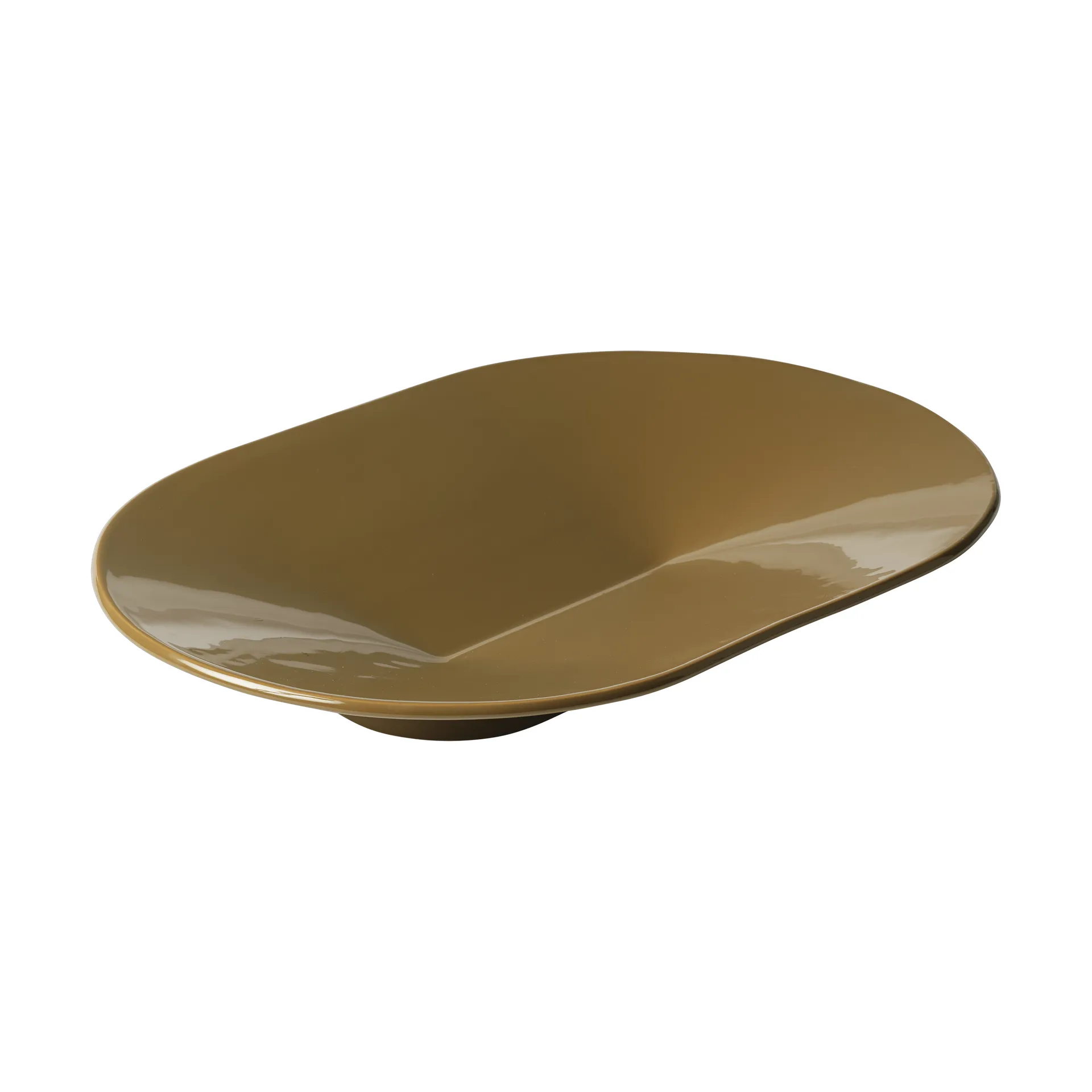 Mere bowl 52x36 cm, Brown Green Muuto