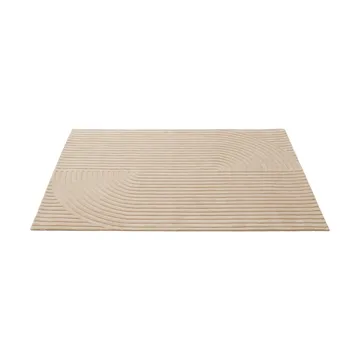 Relevo Rug Quattro wool rug - Light rose, 170x240 cm - Muuto