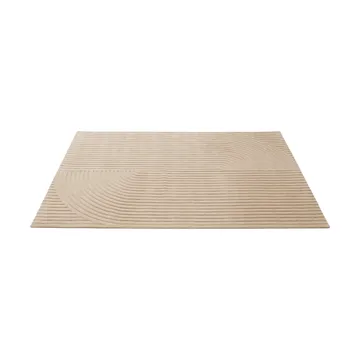 Relevo Rug Quattro wool rug - Light rose, 200x300 cm - Muuto