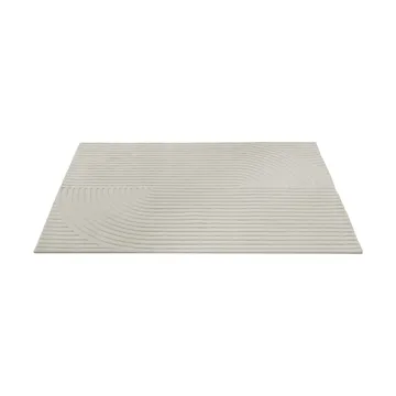 Relevo Rug Quattro wool rug - Off white, 170x240 cm - Muuto