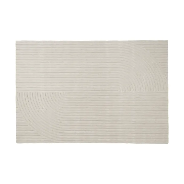 Relevo Rug Quattro wool rug - Off white, 200x300 cm - Muuto
