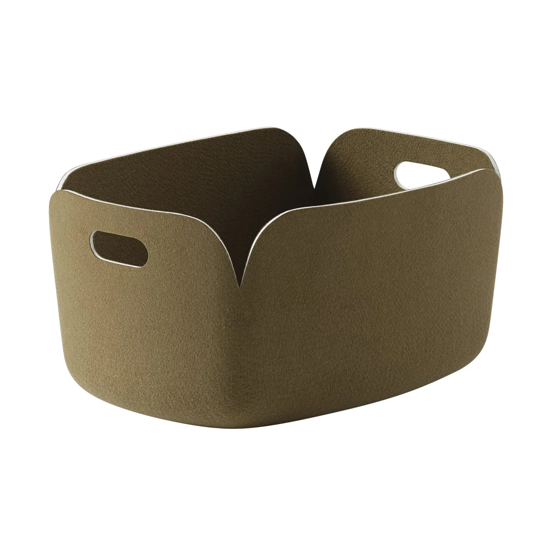 Restore storage basket, Brown Green Muuto