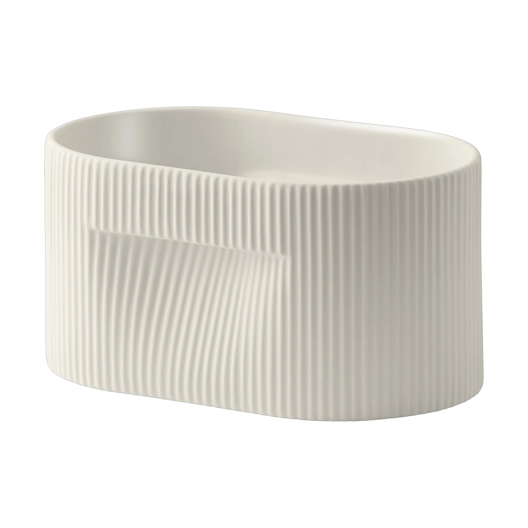 Ridge flower pot 13 cm, Off-white Muuto