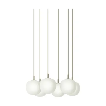 Rime Pendant Cluster 6 pendant lamp - Grey, Ø12 cm - Muuto