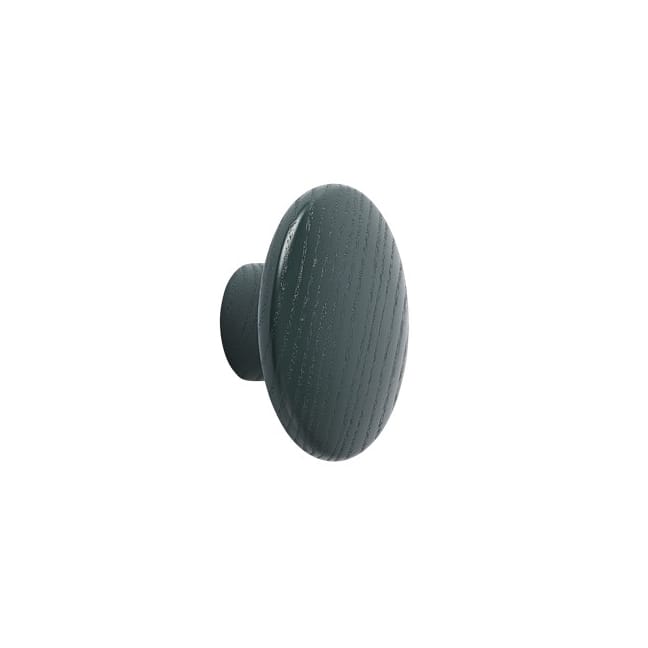 The Dots clothes hook dark green - Xs - Muuto