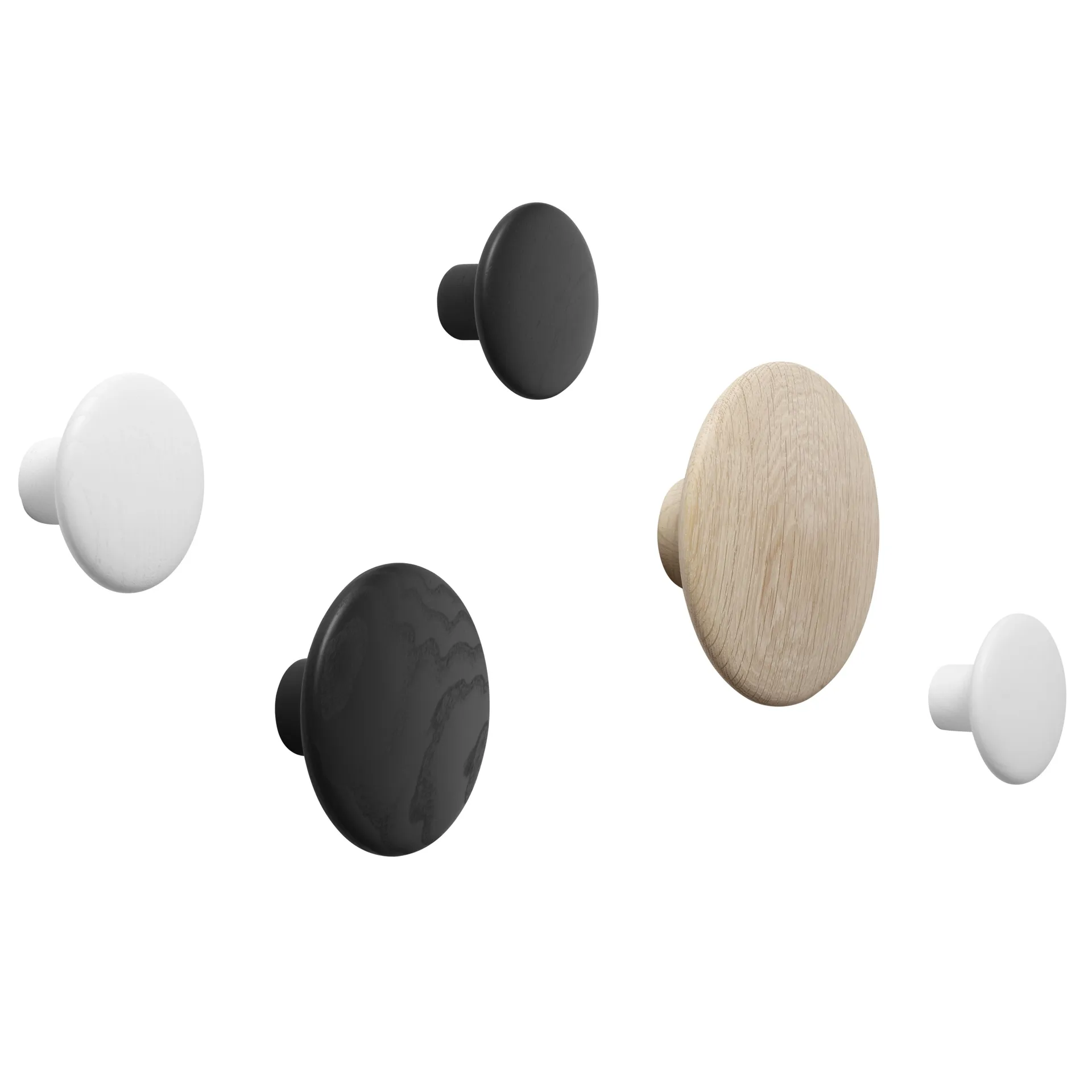 The Dots coat hook white, Medium Muuto