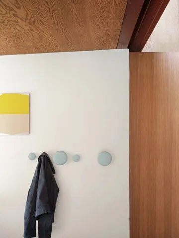 The Dots coat hooks, 5-pack - Black stained ash - Muuto