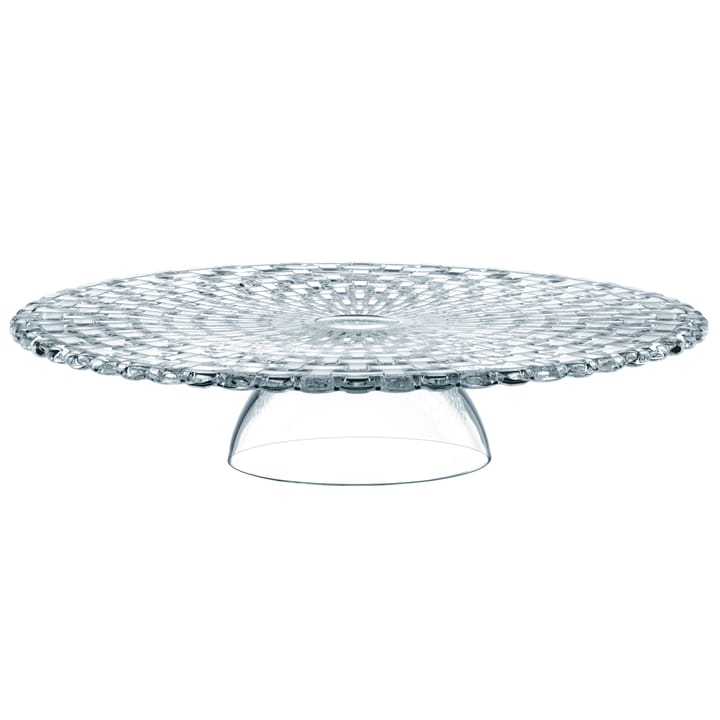 Bossa Nova cake dish/chip and dip plate, clear Nachtmann