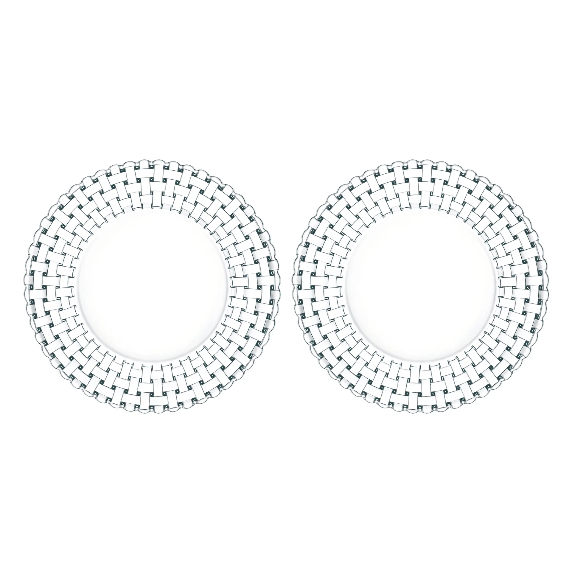 Bossa Nova plate 27 cm 2-pack, clear Nachtmann