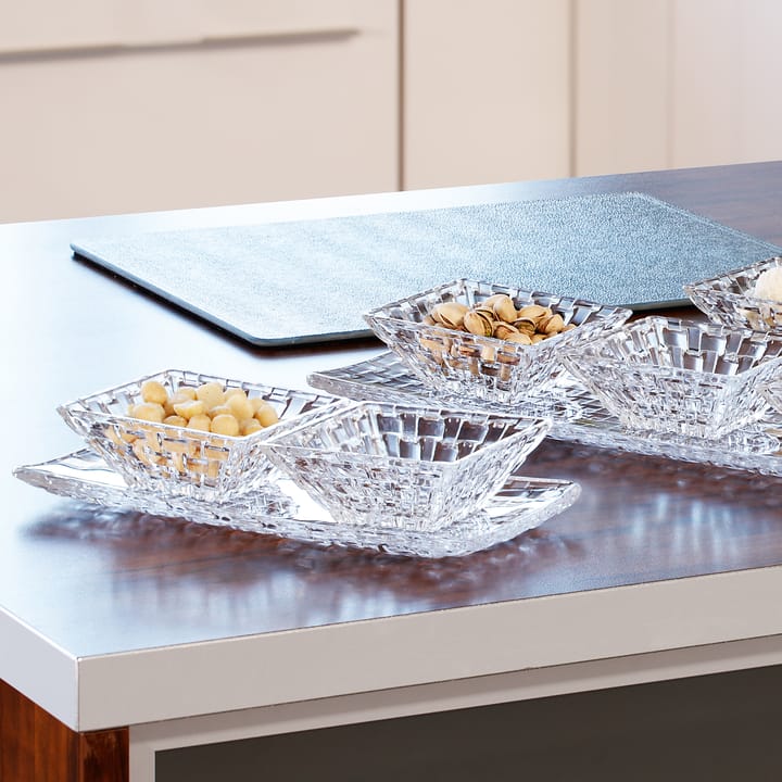 Bossa Nova serving set 3 pieces, clear Nachtmann