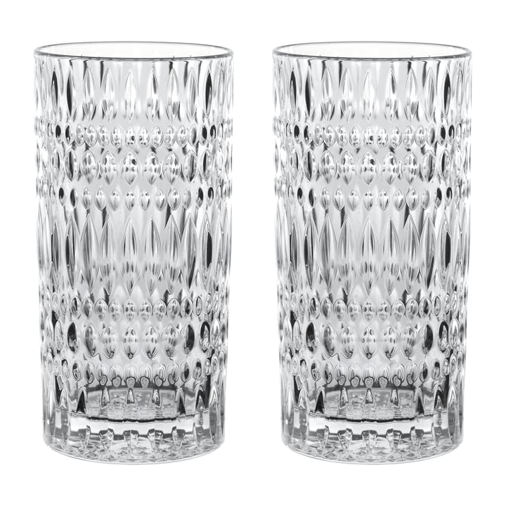 Ethno Barista Latte glass 43.4 cl 2-pack - Clear - Nachtmann