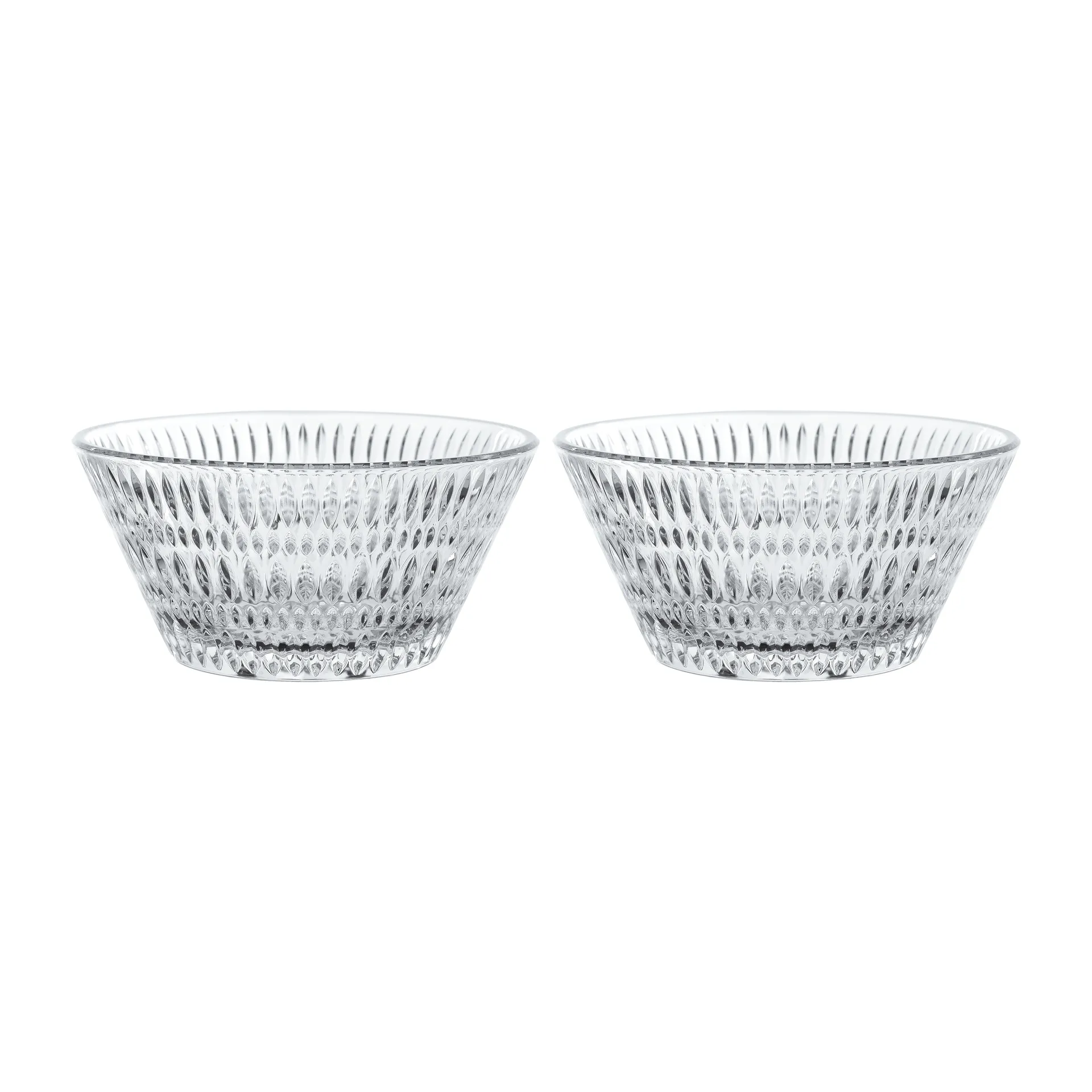 Ethno bowl Ø16.5 cm 2-pack, Clear Nachtmann