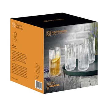 Jules long drink 4-pack - Clear - Nachtmann